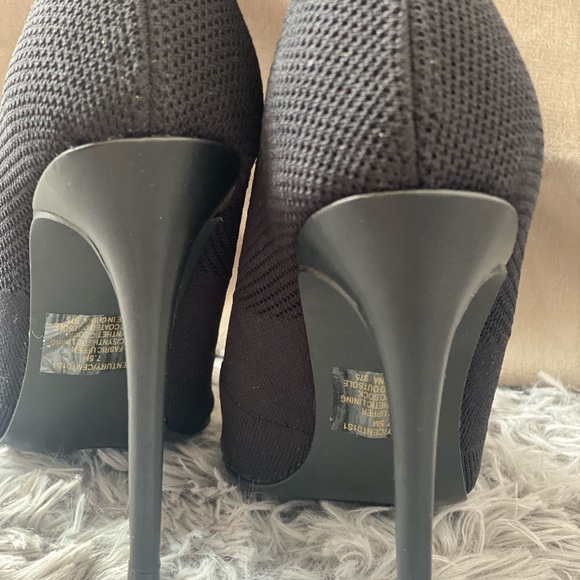 STEVEN MADDEN black mesh heels - Picture 5 of 14